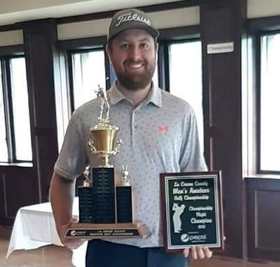 Tyler Church, 32nd Annual La Crosse County Amateur Golf Championships Winner.