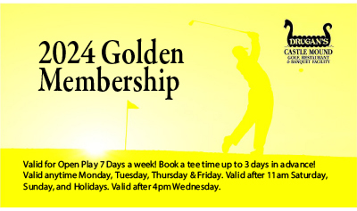 Drugans 2024 golden golf membership.